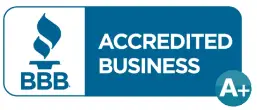 BBB Accredited Business  A Plus Rating.