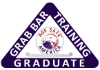 Grab Bar Training Graduate badge.