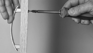 Screwdriver and door.